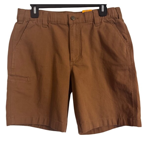 Carhartt Rugged Flex Size 32 Relaxed Fit Bin Canvas Short 8" NWT $45 - Picture 3 of 13